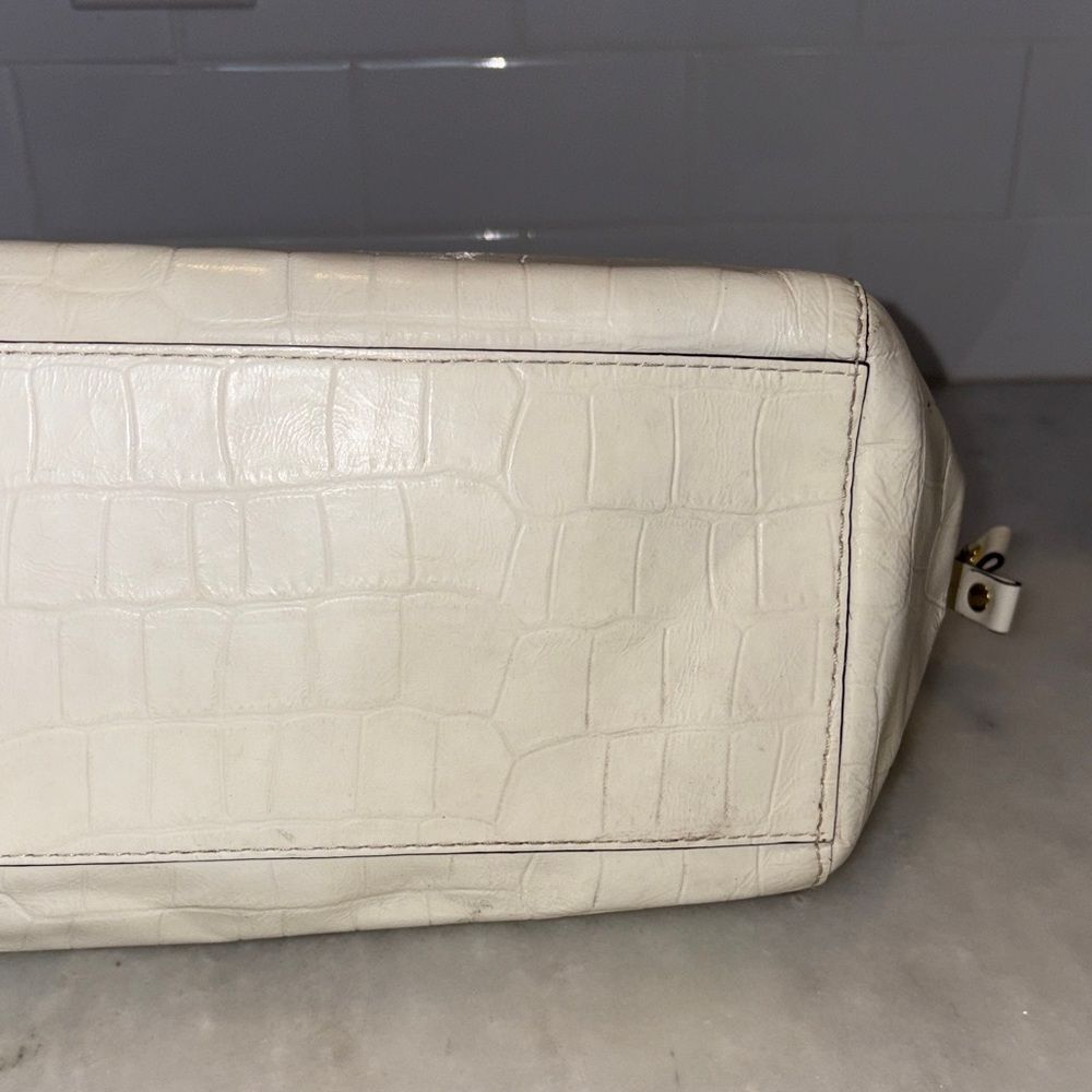 Coach Bag Purse Handbag Leather Peyton Embossed Croc Exotic Large Shoulder Tote - Picture 8 of 16